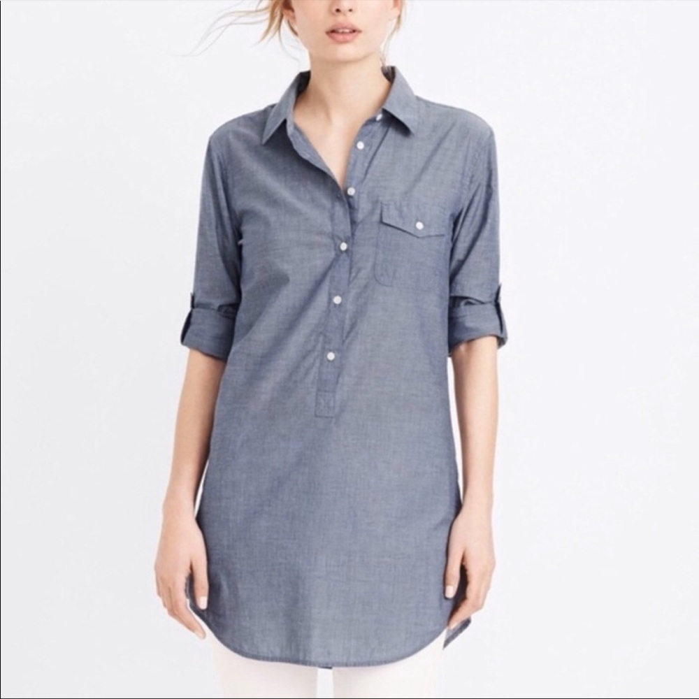 J.Crew Chambray Tunic
